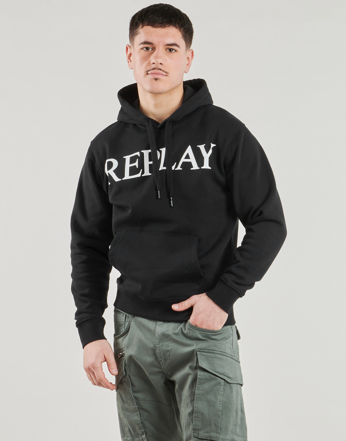 Felpa Uomo Replay SWEATSHIRT Nero