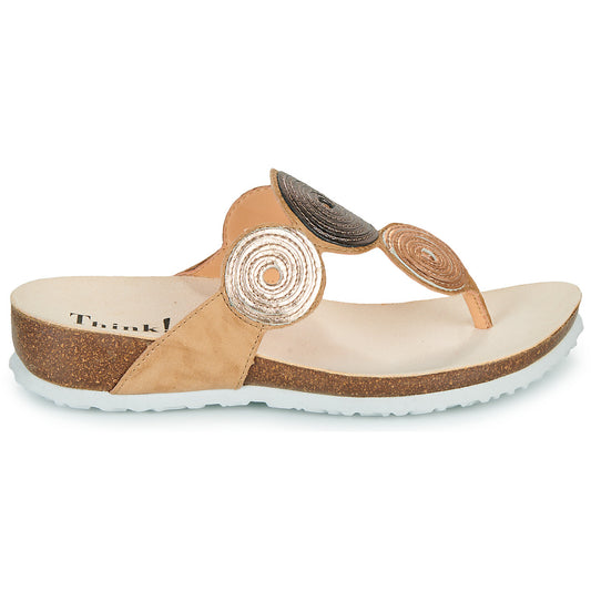 Infradito Donna Think JULIA Beige
