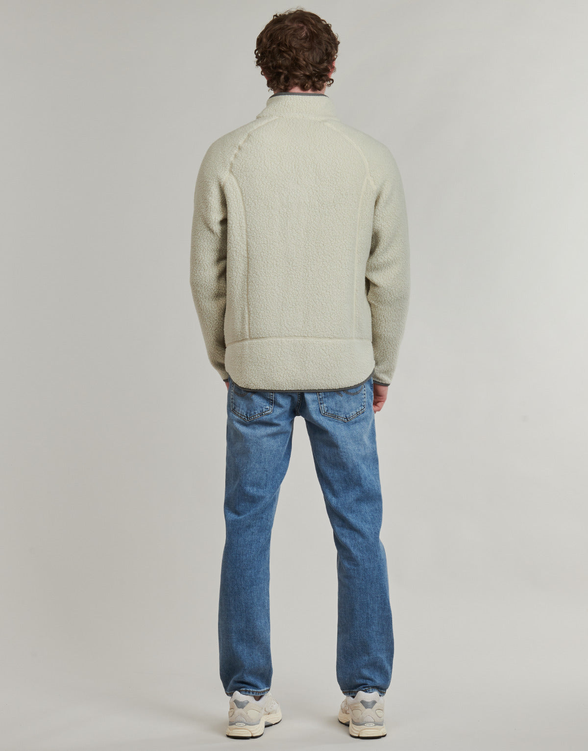 Felpa Uomo Patagonia MEN’S RETRO PILE JACKET Beige