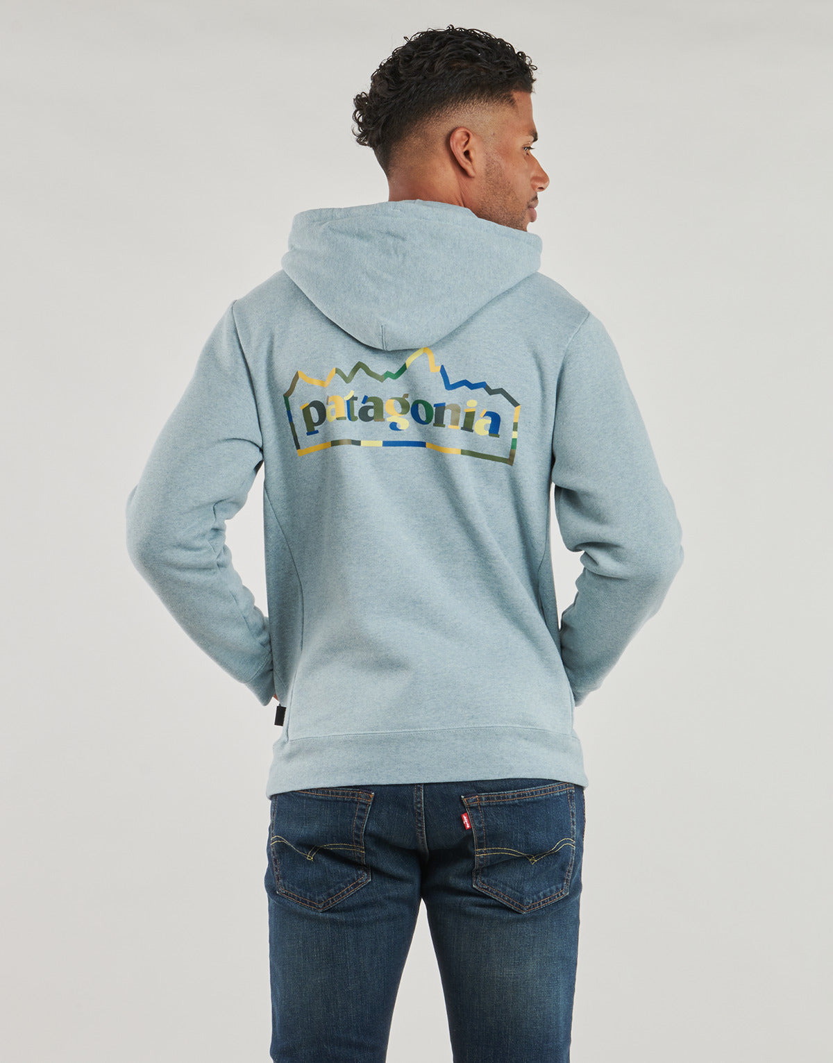 Felpa Uomo Patagonia UNITY FITZ UPRISAL HOODY Blu