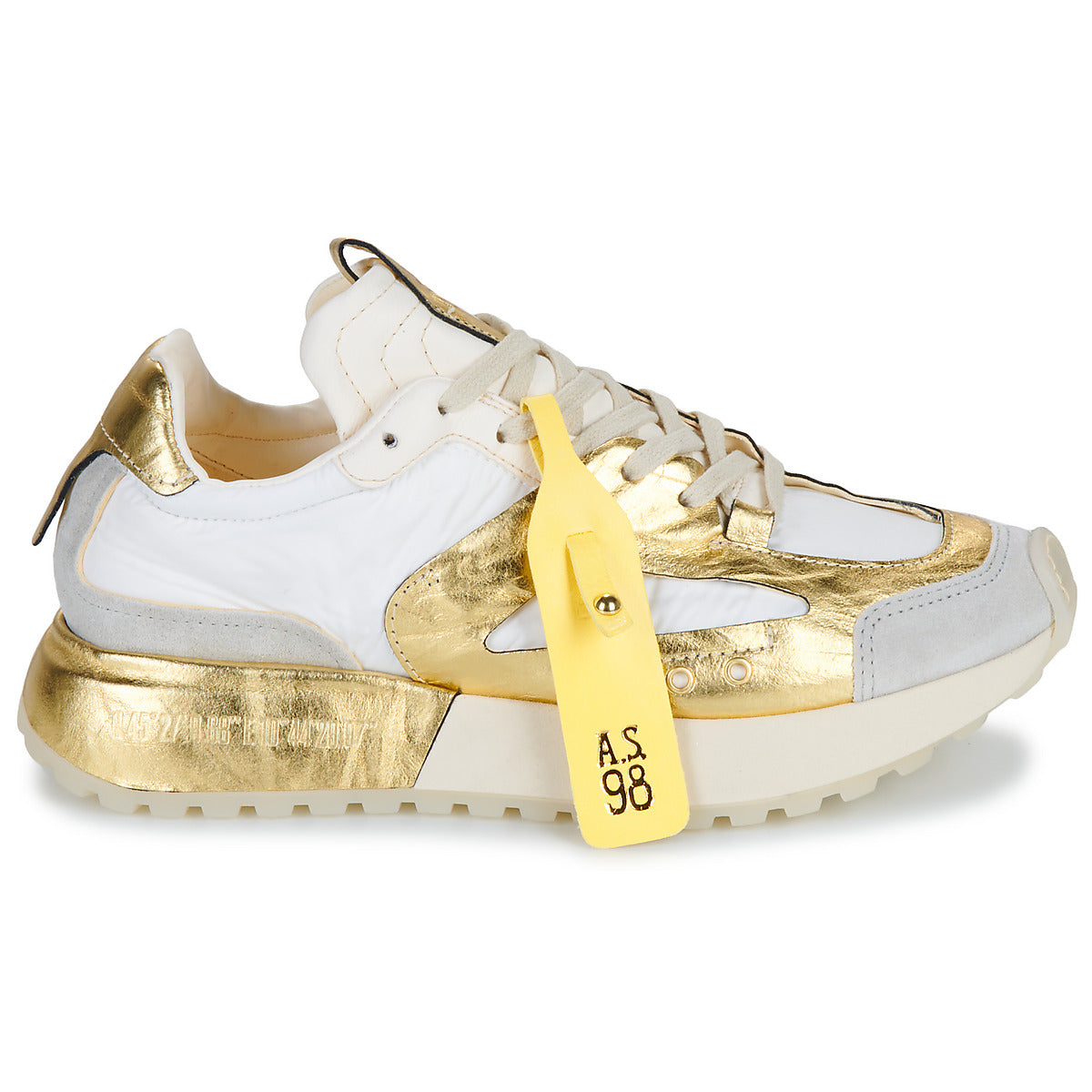 Sneakers basse Donna Airstep / A.S.98 5FIVE Oro