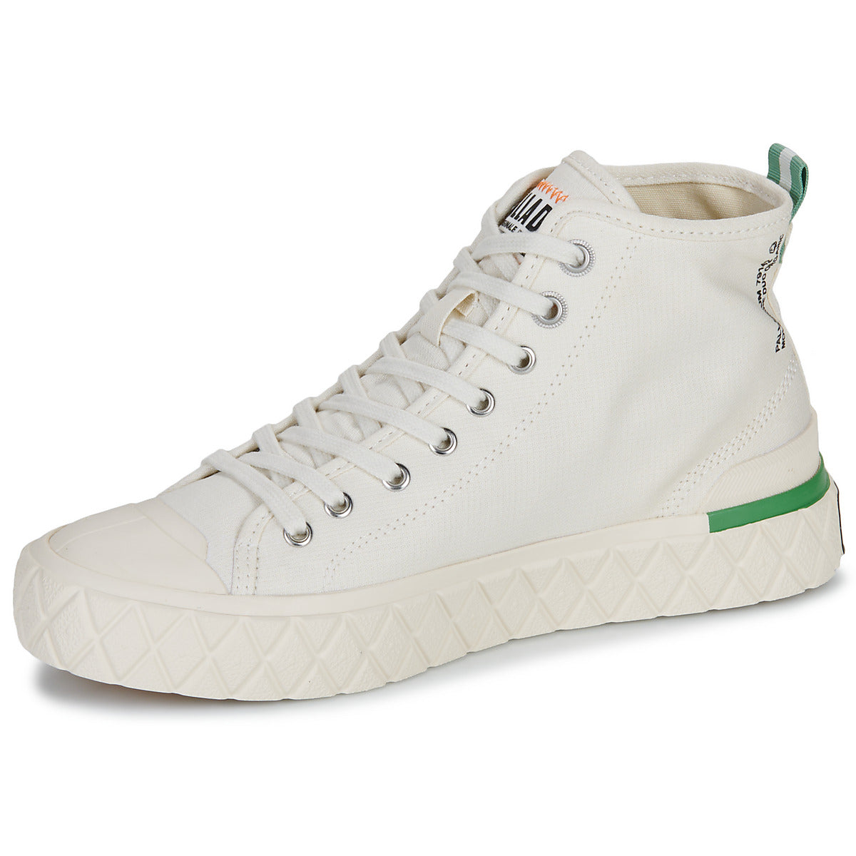Sneakers alte Uomo Palladium PALLA ACE CHUKKA ORG Bianco