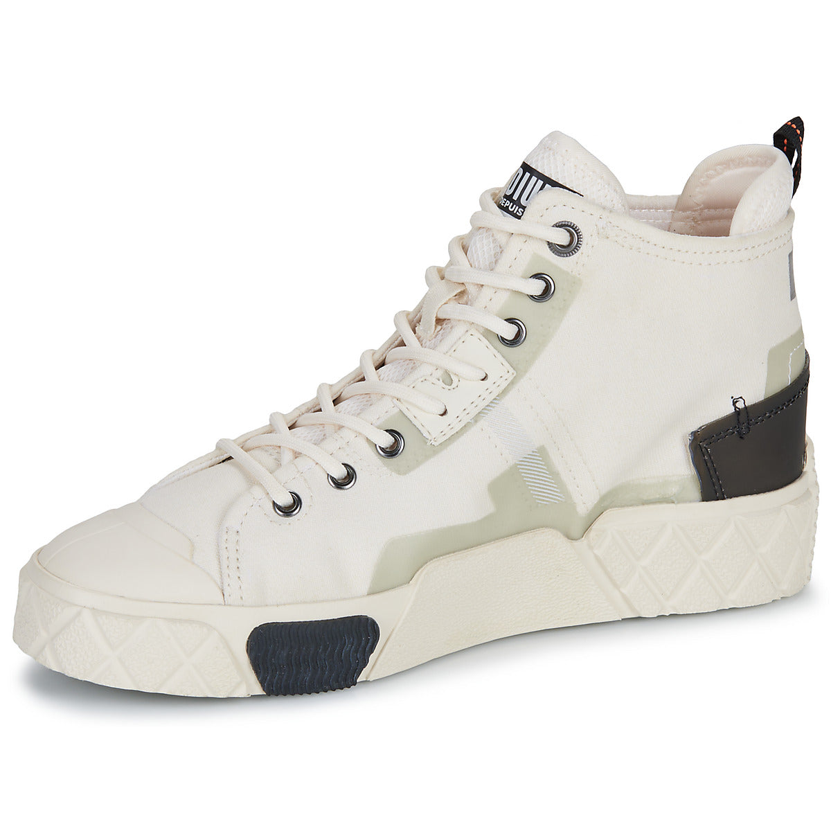 Sneakers alte Uomo Palladium PALLA ACE CITY SHELL CHUK 2 Bianco
