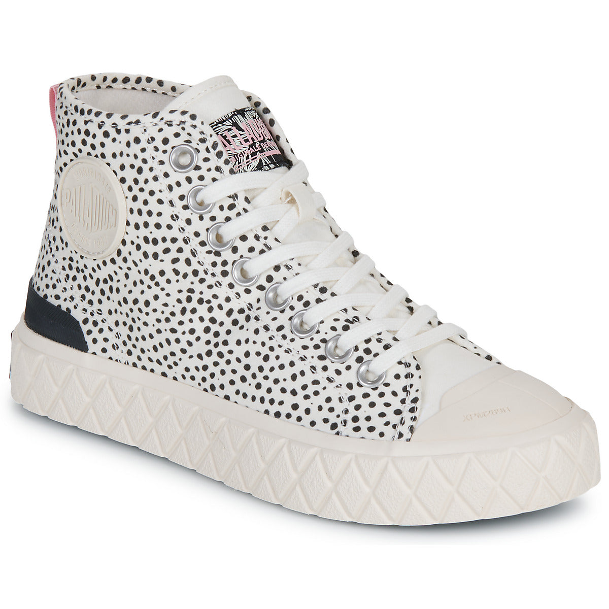 Sneakers alte Donna Palladium PALLA ACE MID FEST Bianco