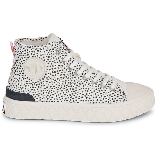 Sneakers alte Donna Palladium PALLA ACE MID FEST Bianco