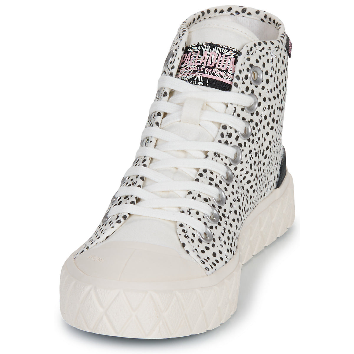 Sneakers alte Donna Palladium PALLA ACE MID FEST Bianco