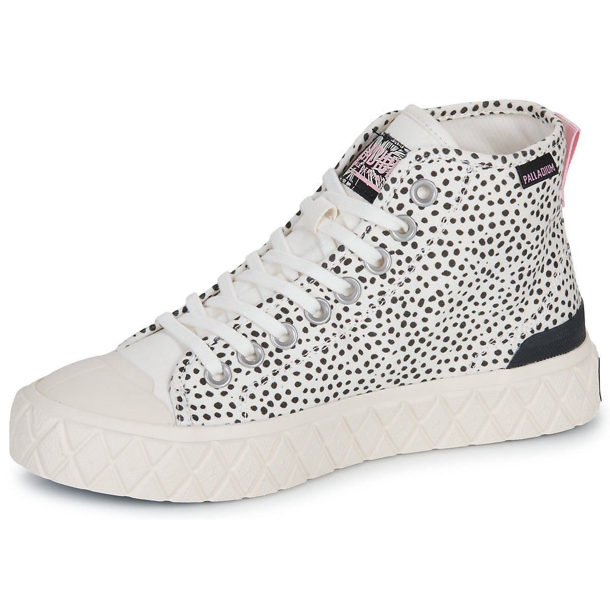 Sneakers alte Donna Palladium PALLA ACE MID FEST Bianco