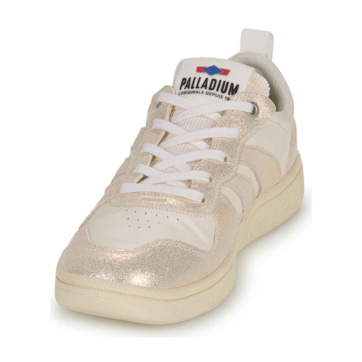Sneakers basse Donna Palladium PALLACUP FLAME LTH Bianco