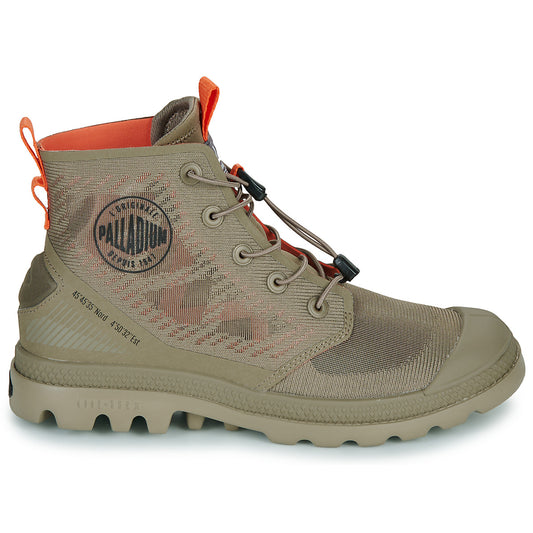 Sneakers alte Uomo Palladium PAMPA LITE TRAVEL VT Kaki