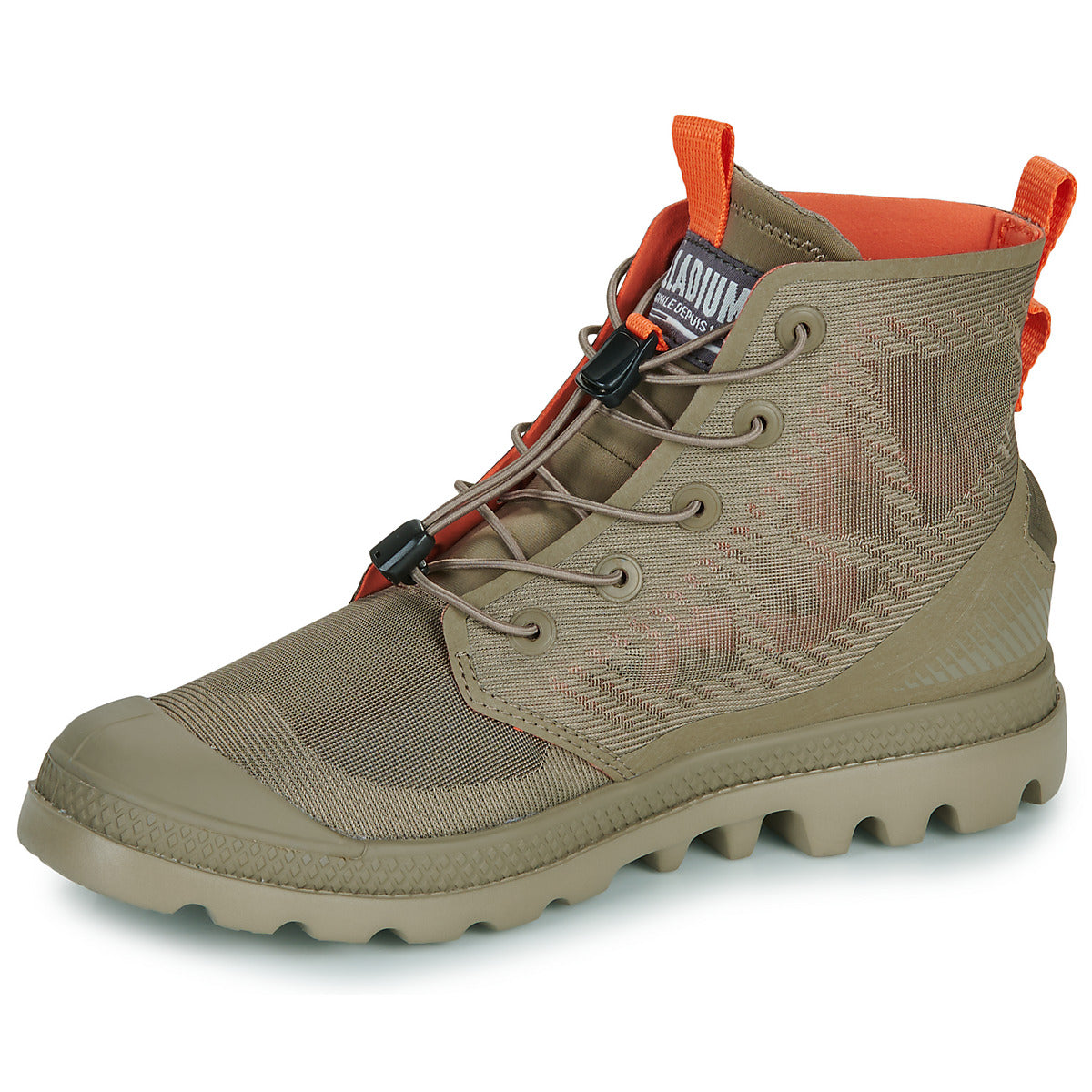 Sneakers alte Uomo Palladium PAMPA LITE TRAVEL VT Kaki