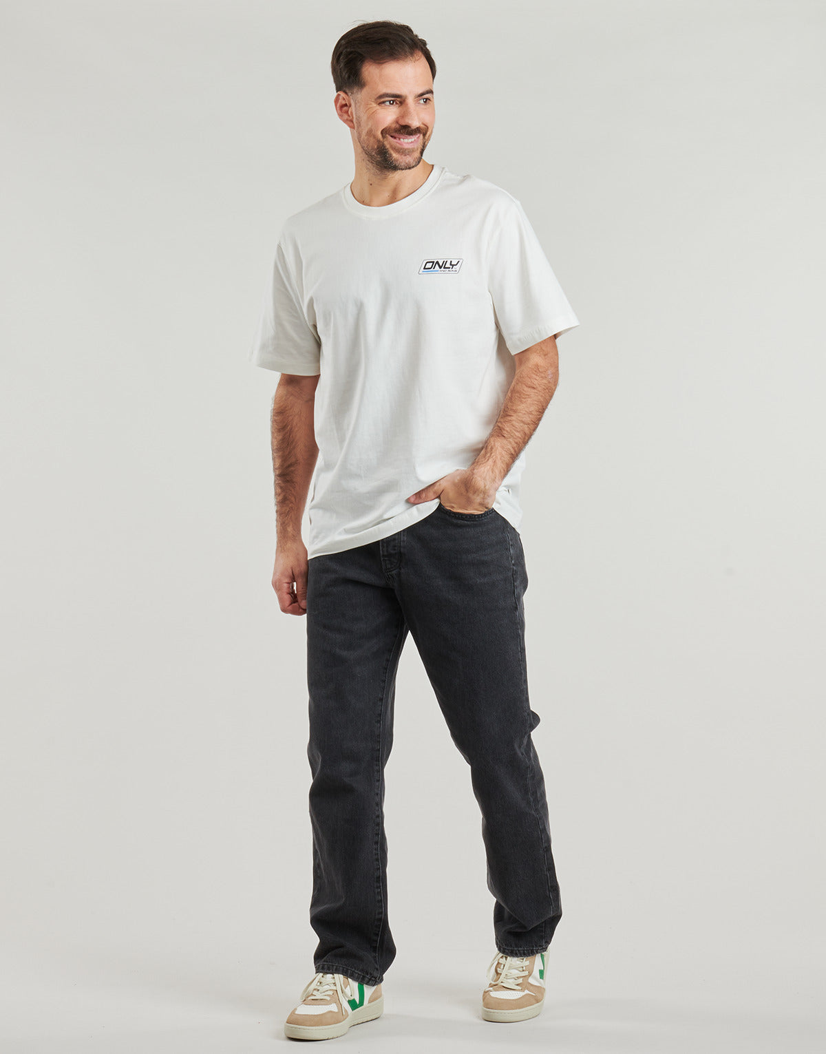 Jeans Uomo Only & Sons ONSEDGE Nero