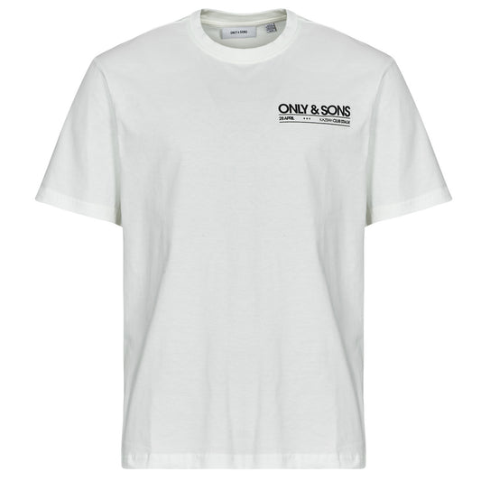 T-shirt Uomo Only & Sons ONSKASBAH Bianco