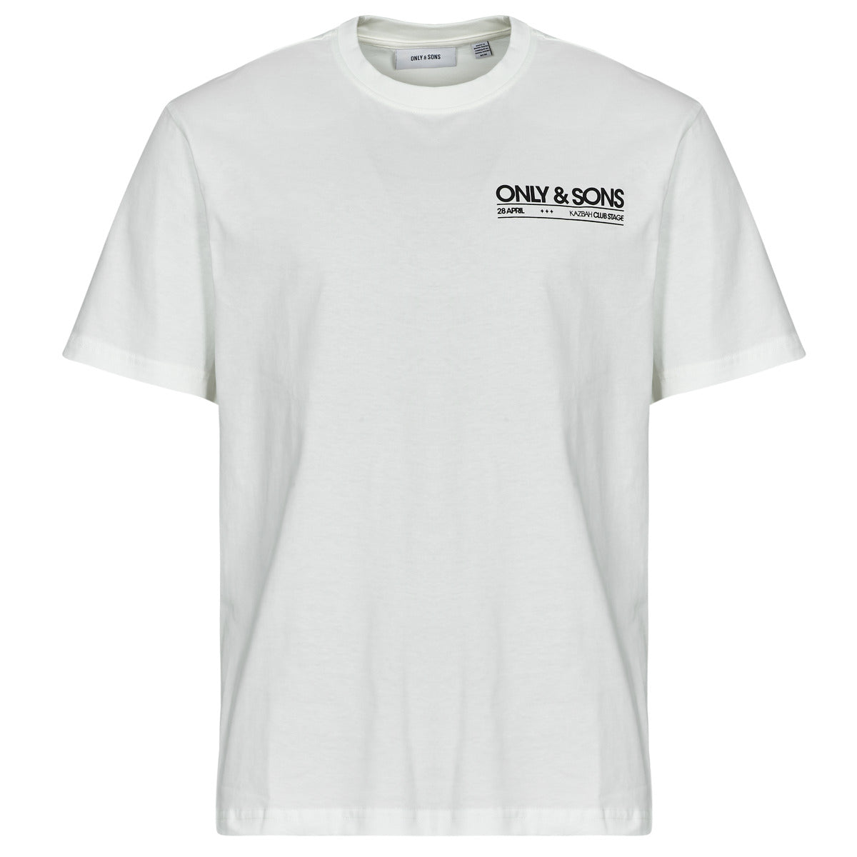 T-shirt Uomo Only & Sons ONSKASBAH Bianco