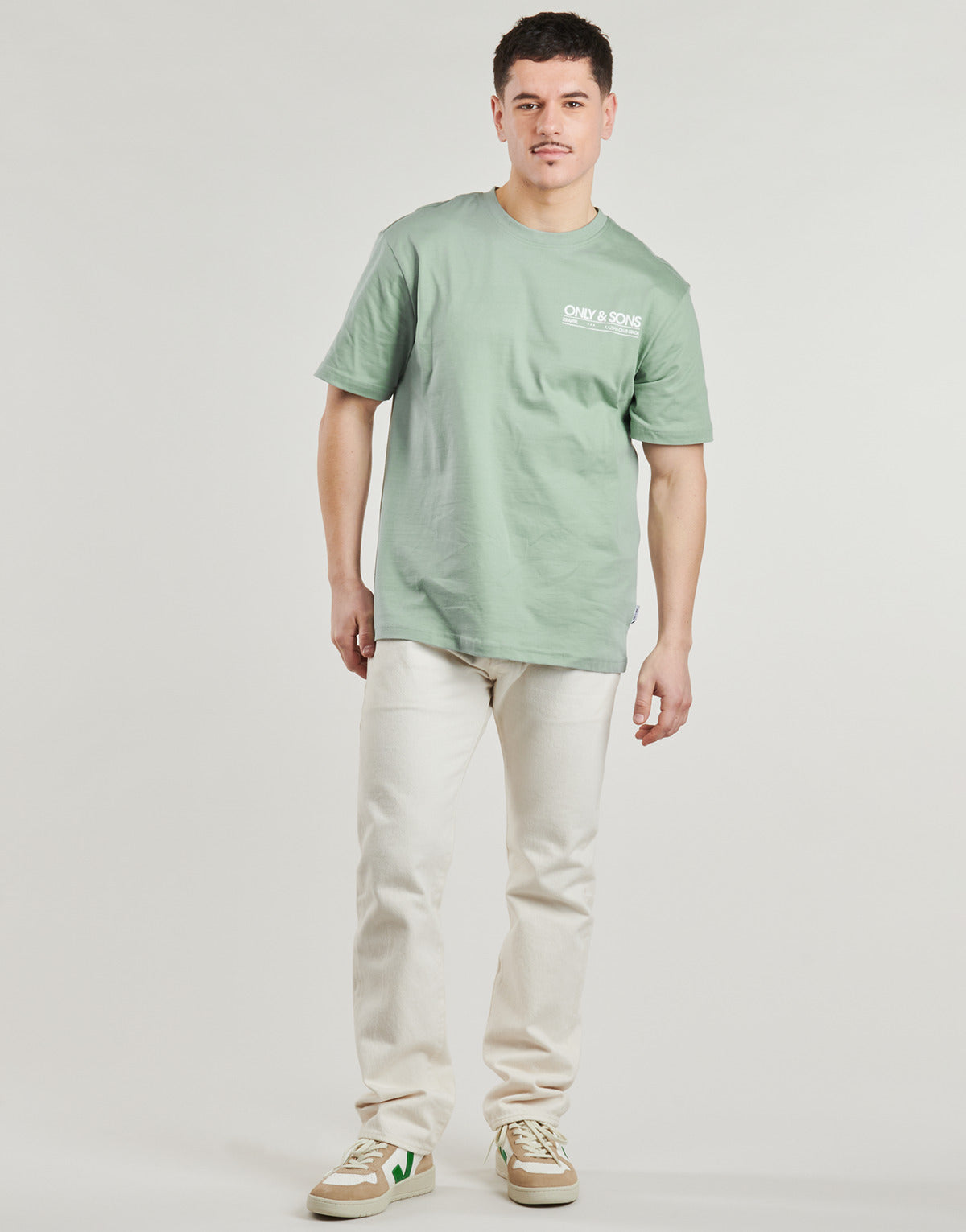 T-shirt Uomo Only & Sons ONSKASBAH Verde