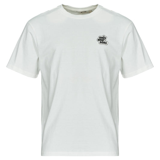T-shirt Uomo Only & Sons ONSFLOWER Bianco