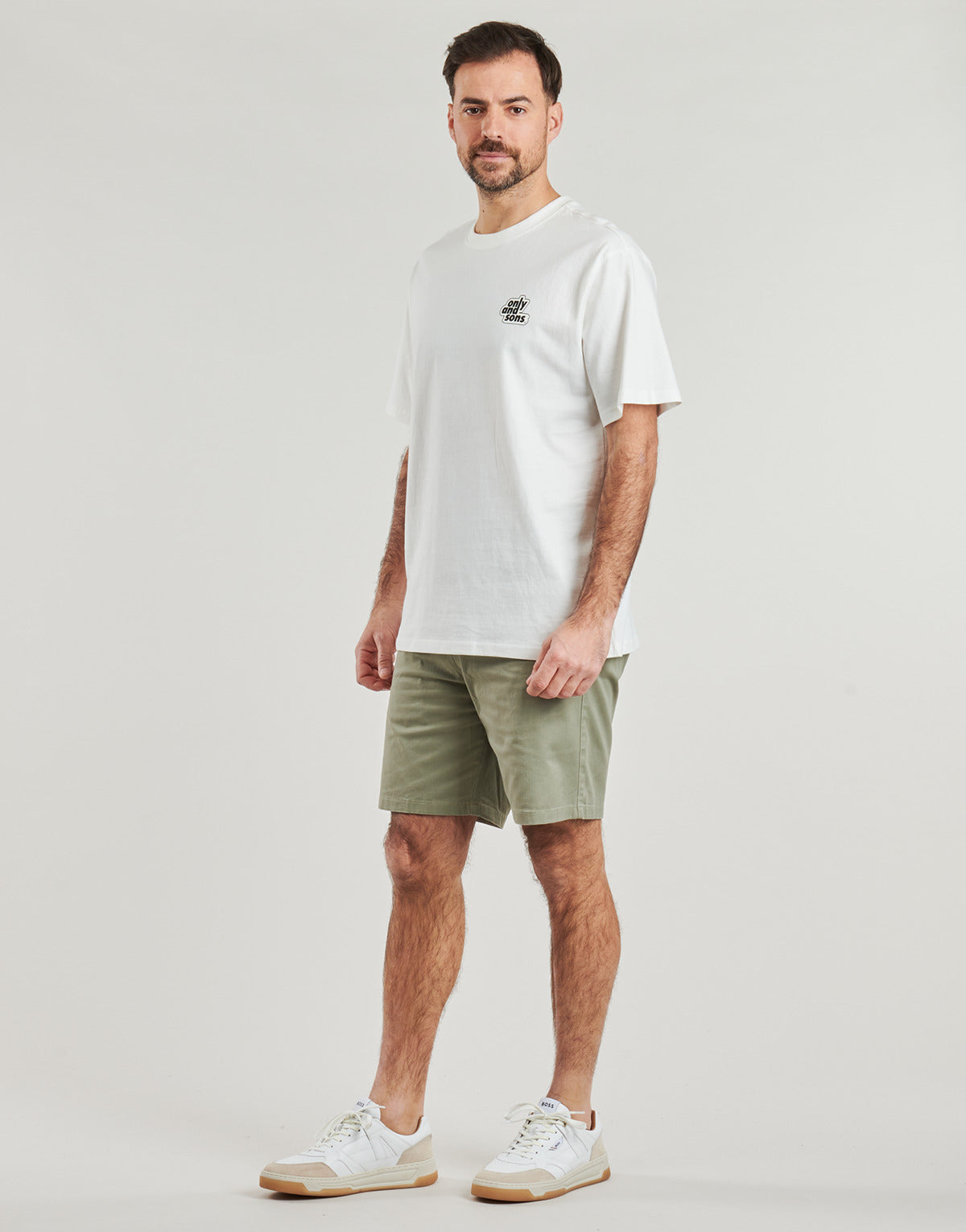 T-shirt Uomo Only & Sons ONSFLOWER Bianco