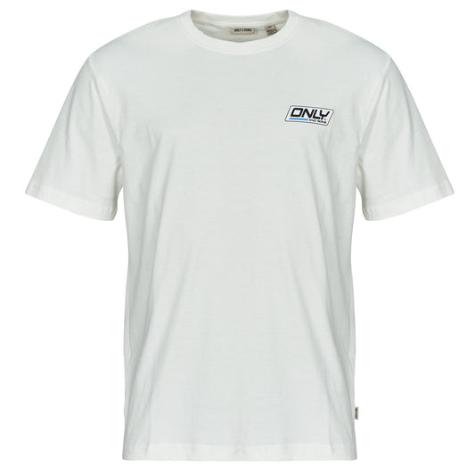 T-shirt Uomo Only & Sons ONSSPRINT Bianco
