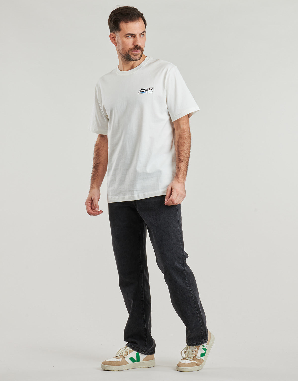 T-shirt Uomo Only & Sons ONSSPRINT Bianco