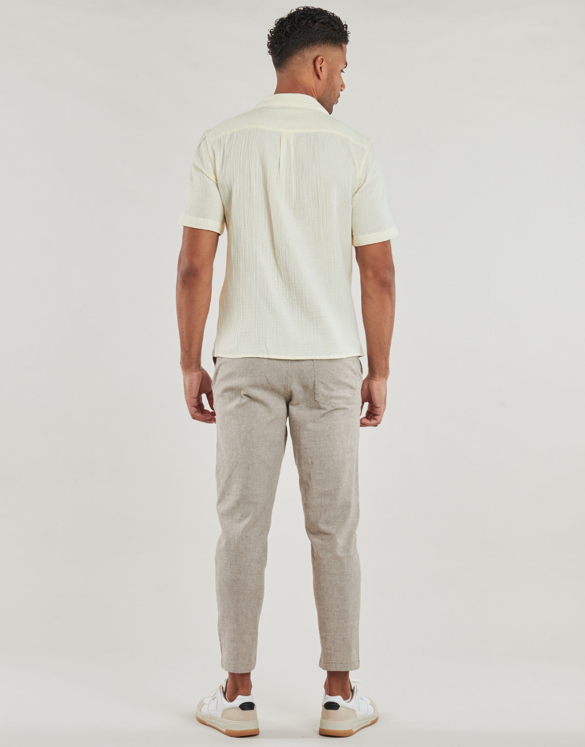 Camicia a maniche corte Uomo Only & Sons ONSKYLE Beige