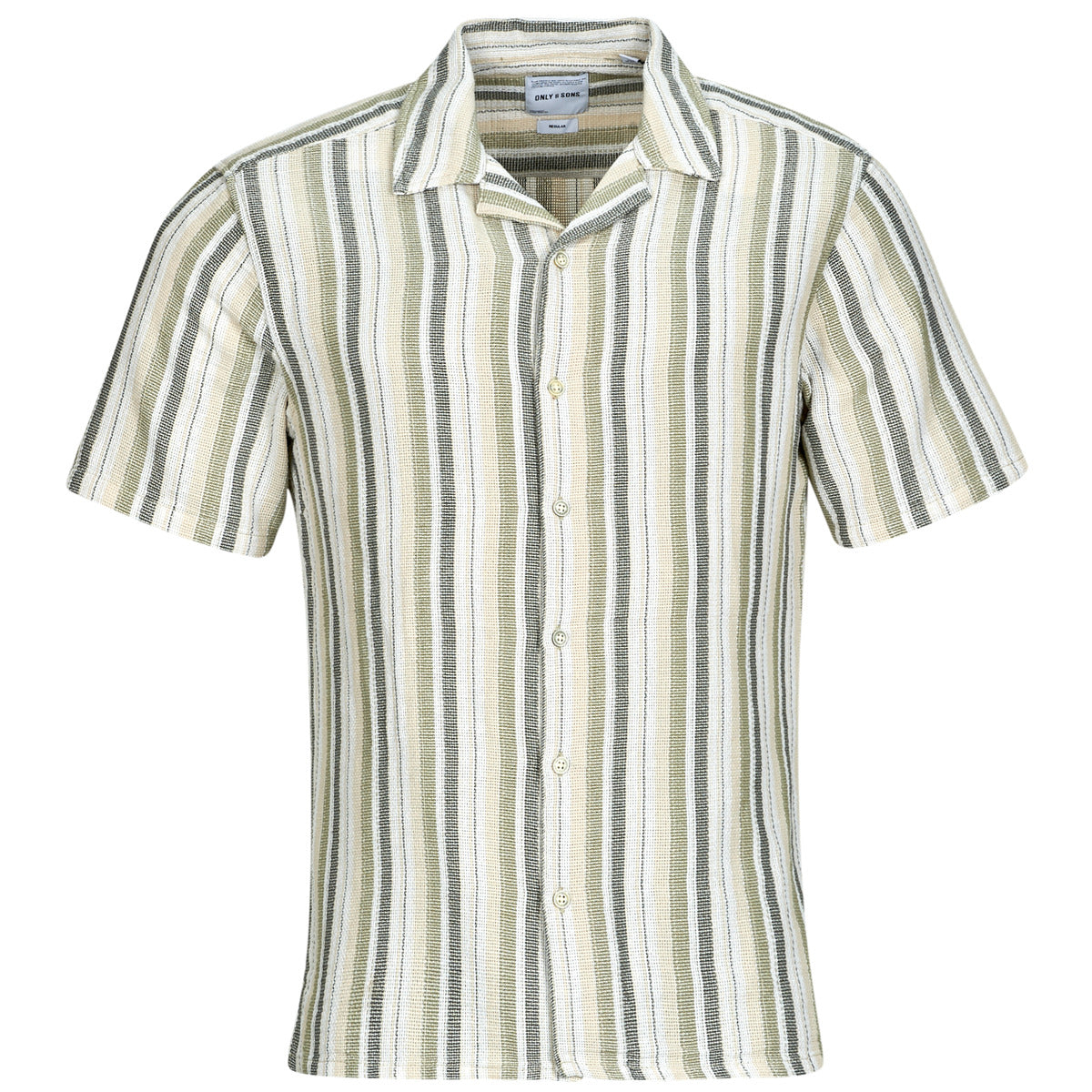Camicia a maniche corte Uomo Only & Sons ONSTREV Verde