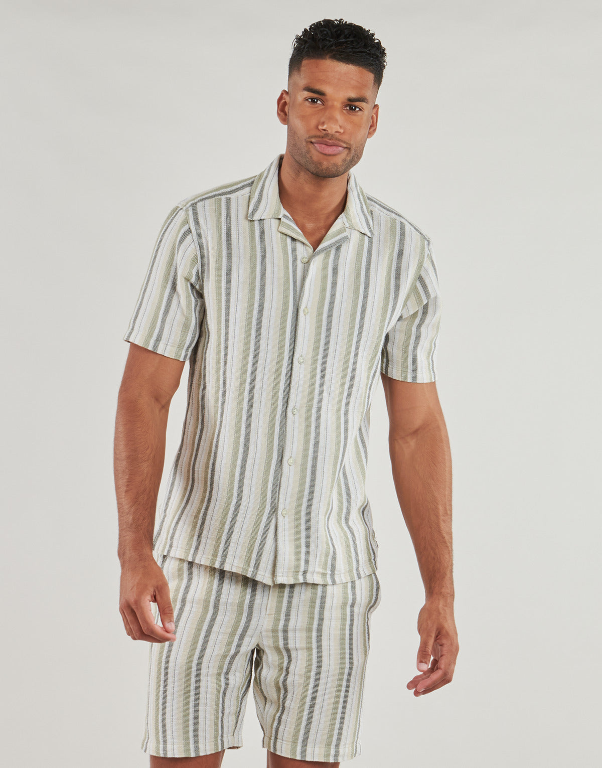 Camicia a maniche corte Uomo Only & Sons ONSTREV Verde