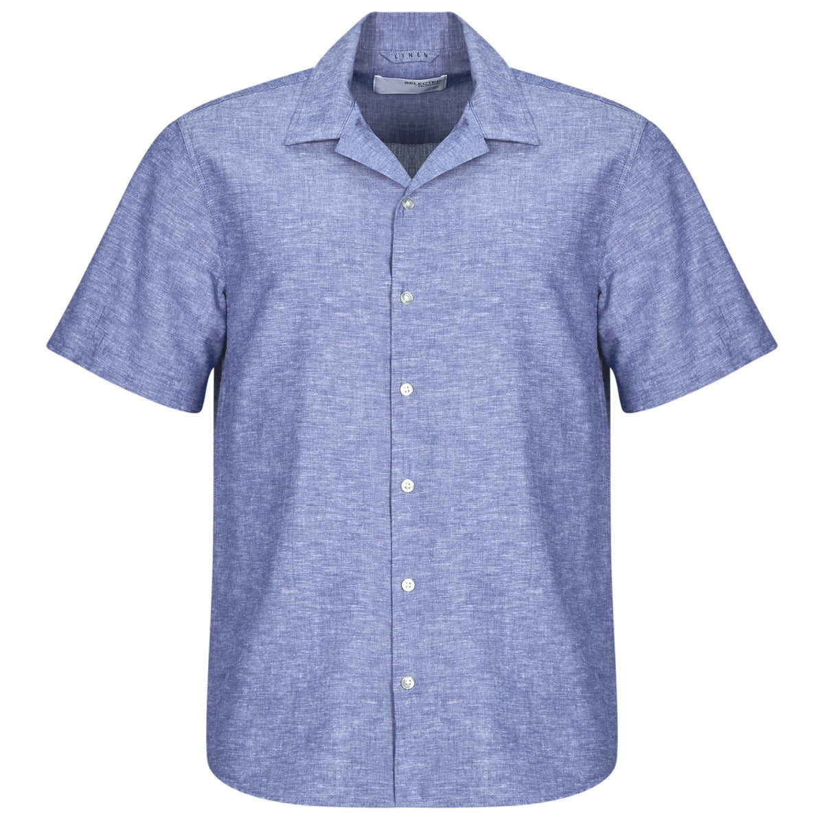 Camicia a maniche corte Uomo Selected SLHREGSUN Blu