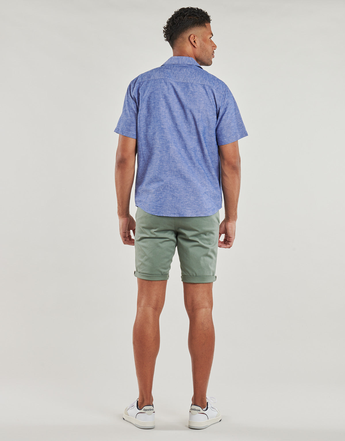 Camicia a maniche corte Uomo Selected SLHREGSUN Blu