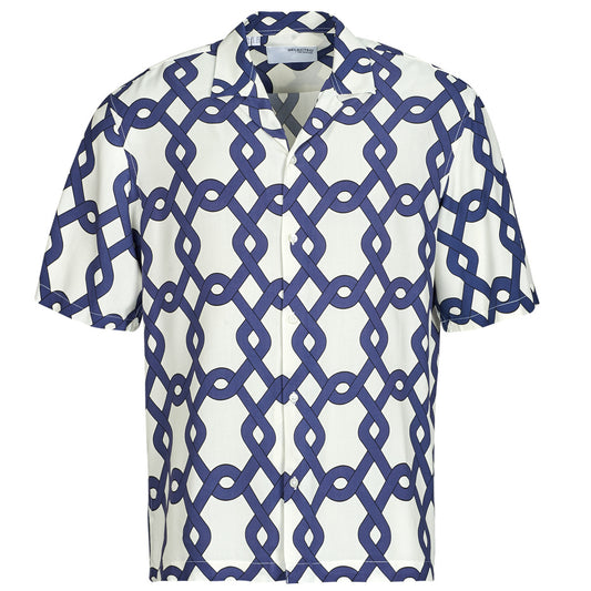 Camicia a maniche corte Uomo Selected SLHRELAX-VERO Blu