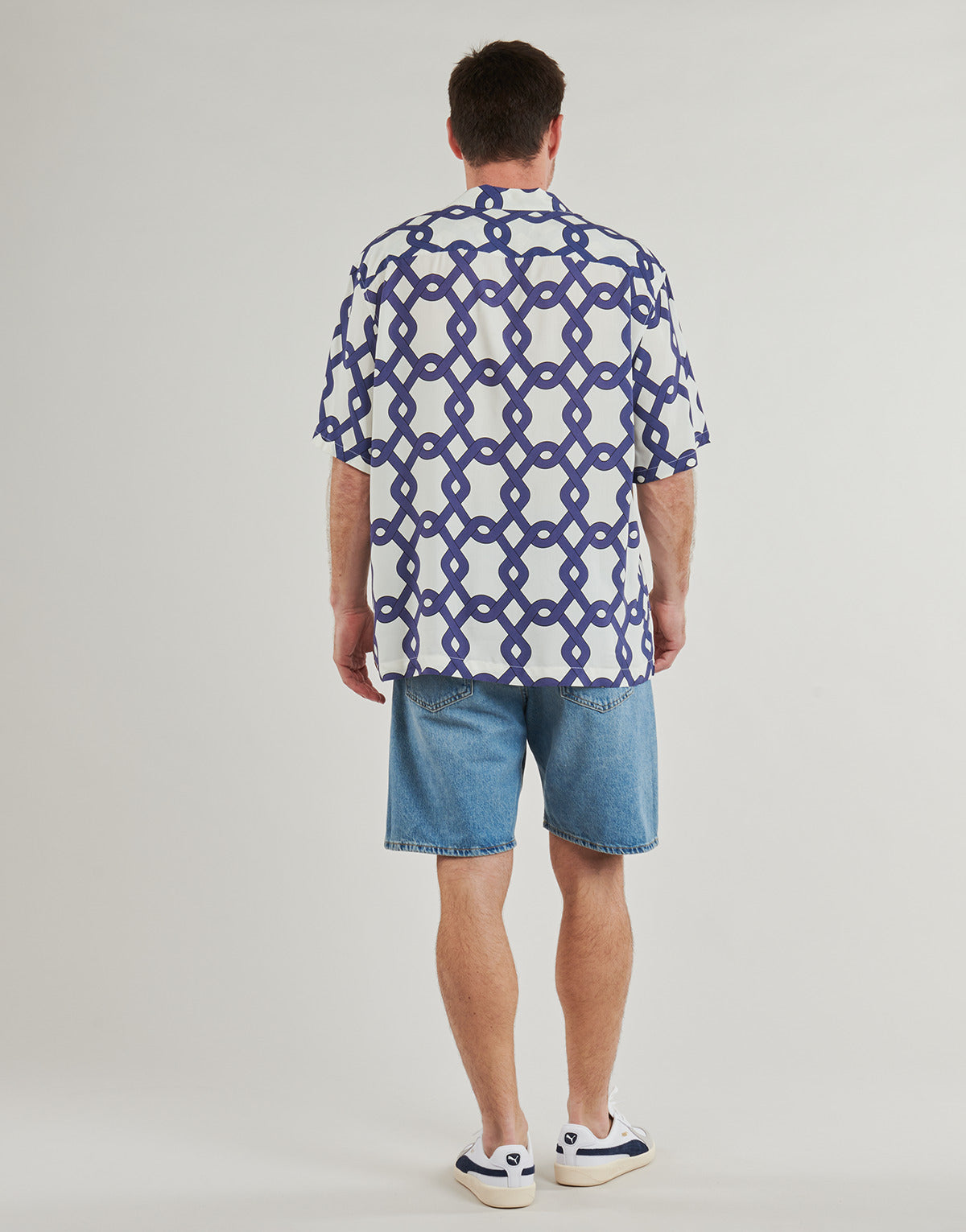 Camicia a maniche corte Uomo Selected SLHRELAX-VERO Blu