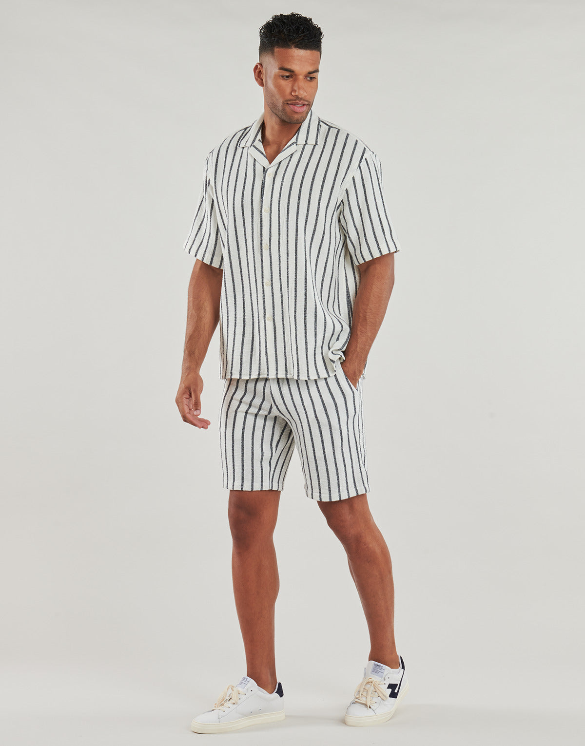 Camicia a maniche corte Uomo Selected SLHRELAX-SAL Blu