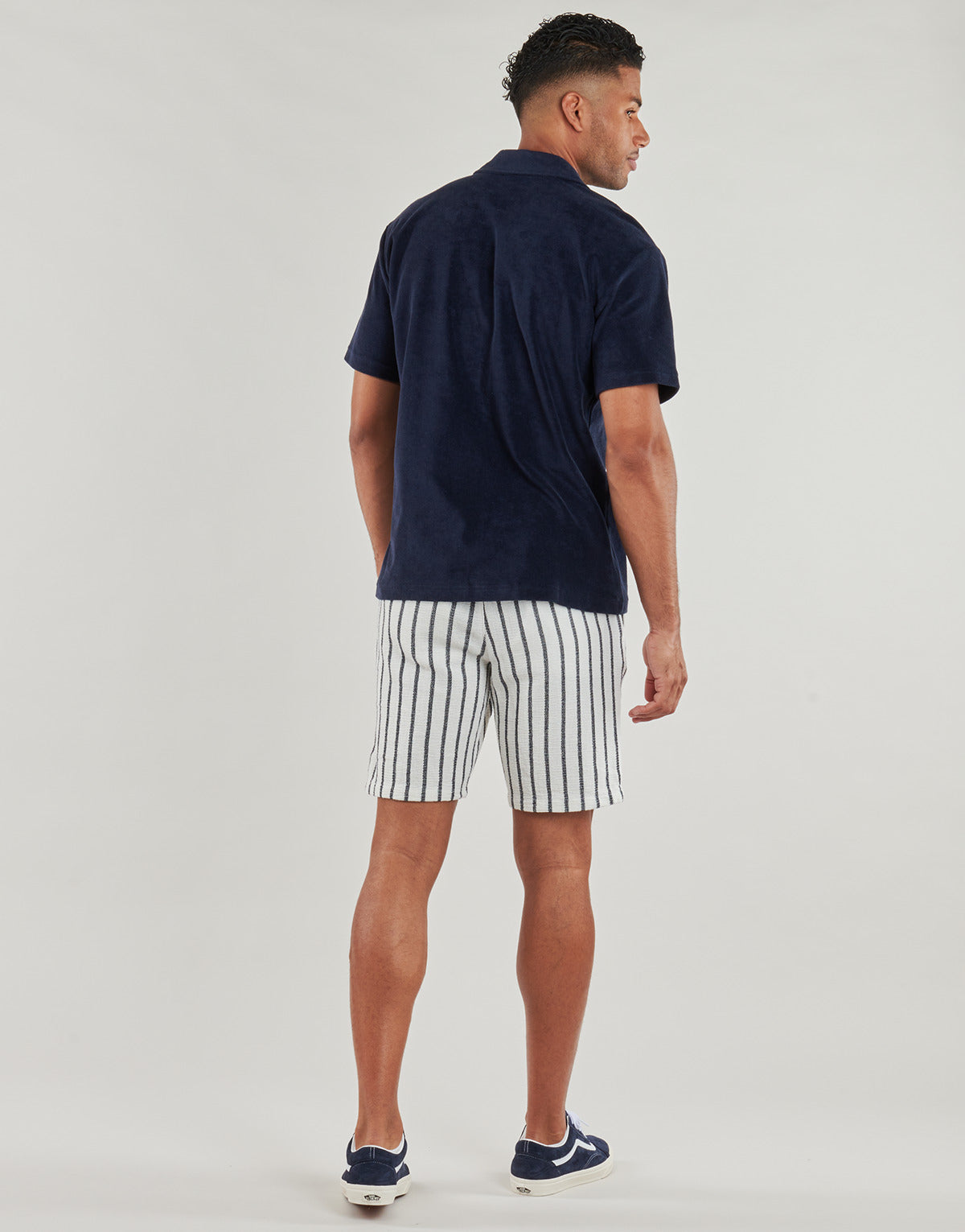 Camicia a maniche corte Uomo Selected SLHRELAXTALON Marine