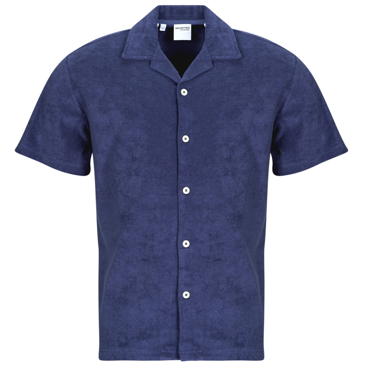 Camicia a maniche corte Uomo Selected SLHRELAXTALON Blu