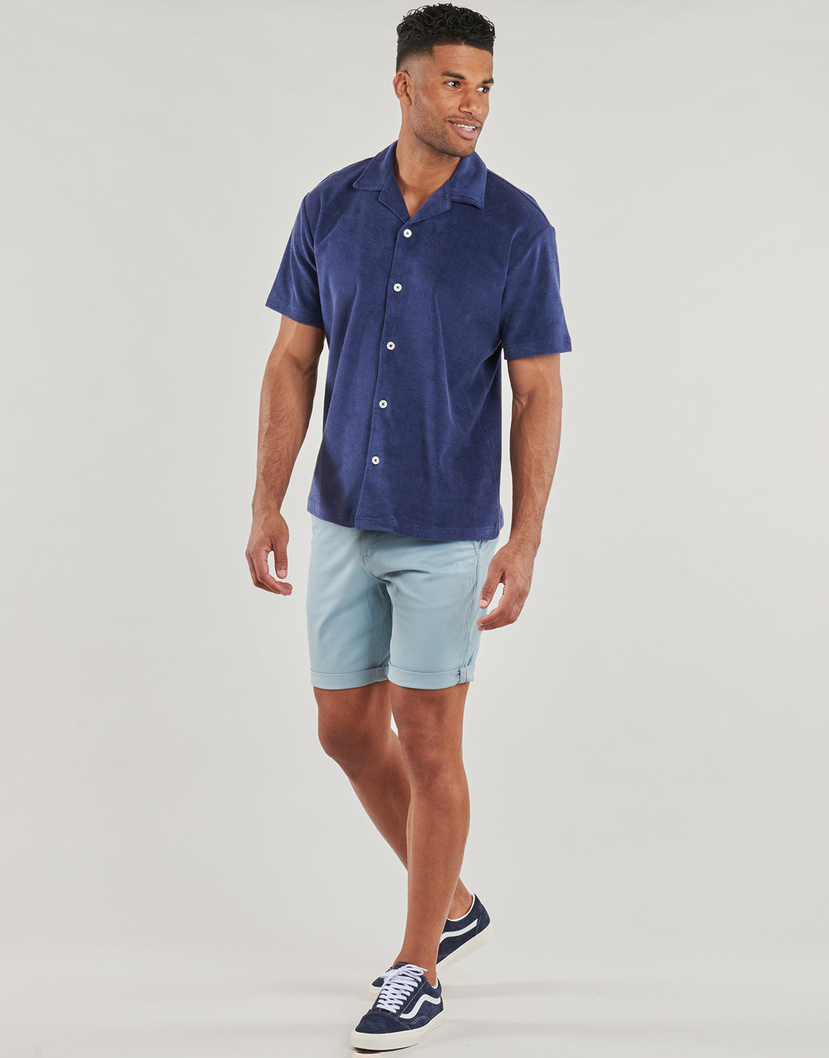 Camicia a maniche corte Uomo Selected SLHRELAXTALON Blu