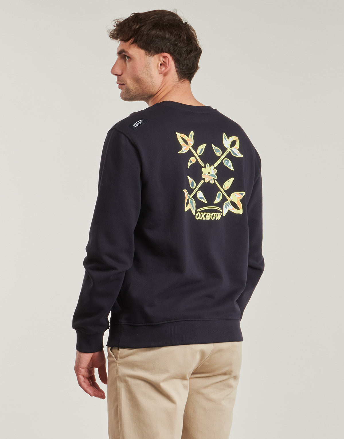 Felpa Uomo Oxbow R1TAGTAN Marine