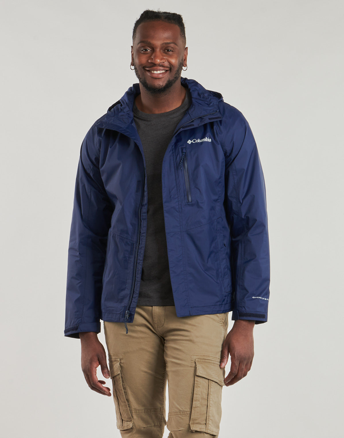 Giubbotto Uomo Columbia POURING ADVENTURE III JACKET Marine