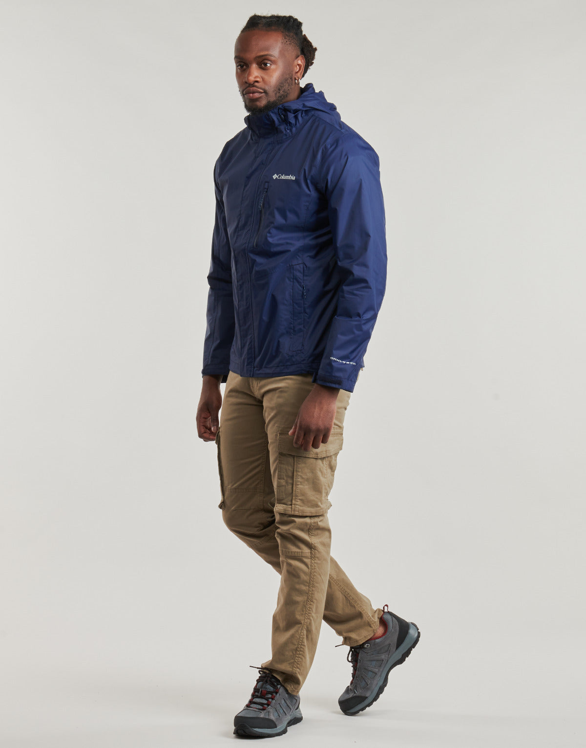 Giubbotto Uomo Columbia POURING ADVENTURE III JACKET Marine