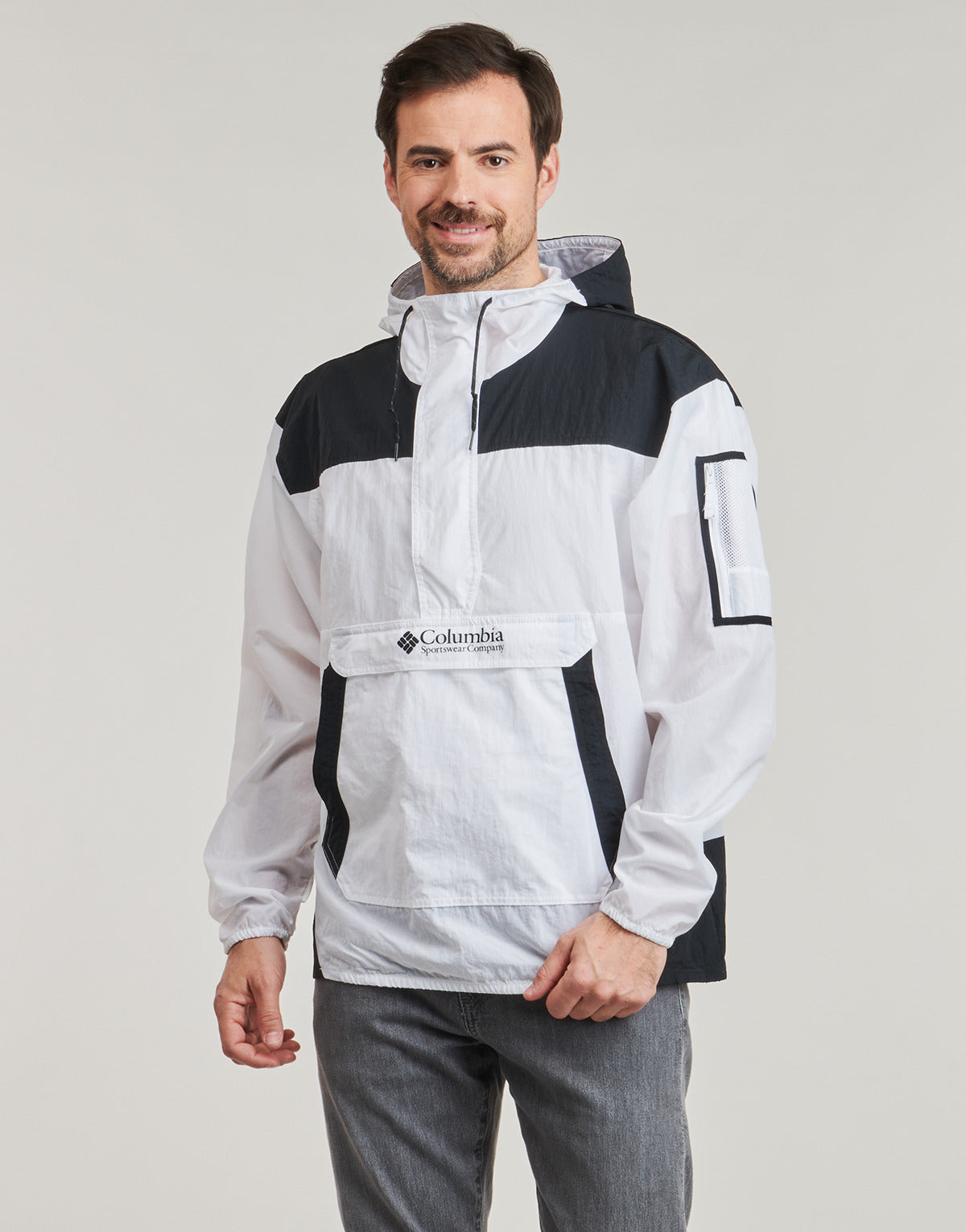 giacca a vento Uomo Columbia CHALLENGER WINDBREAKER Bianco