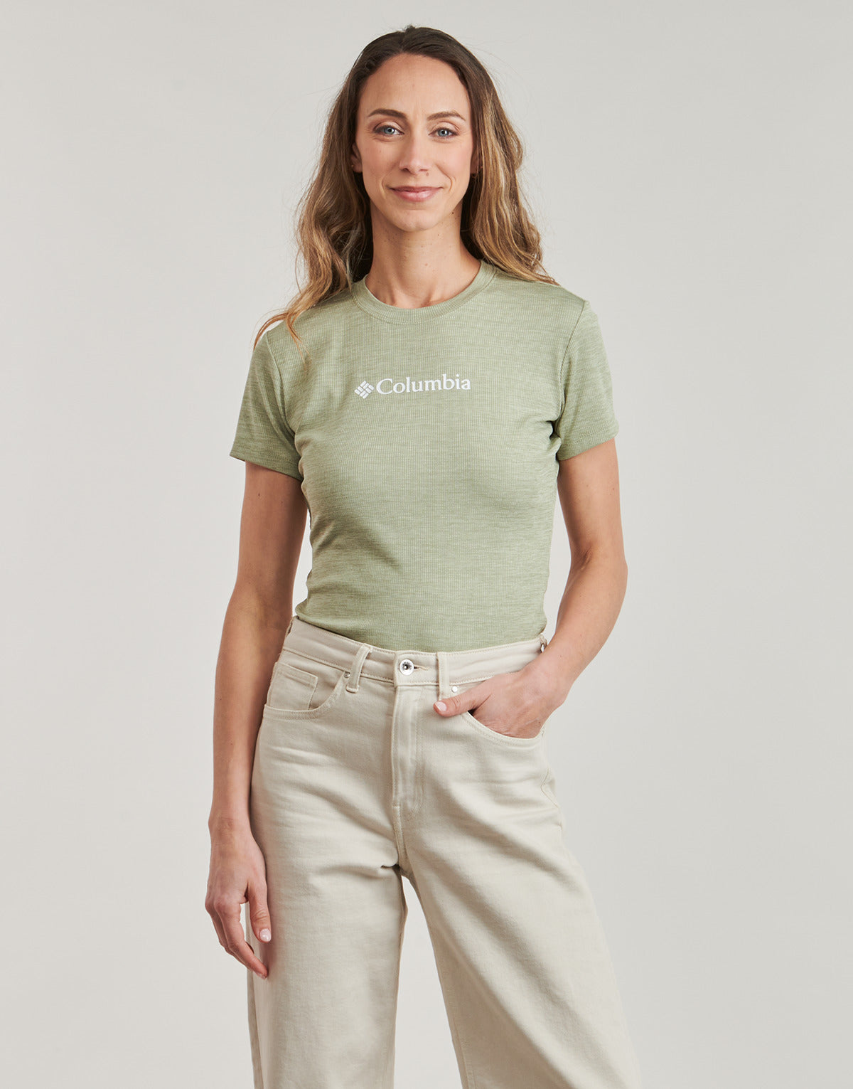 T-shirt Donna Columbia COLUMBIA MOVE SHORT SLEEVE TEE Verde
