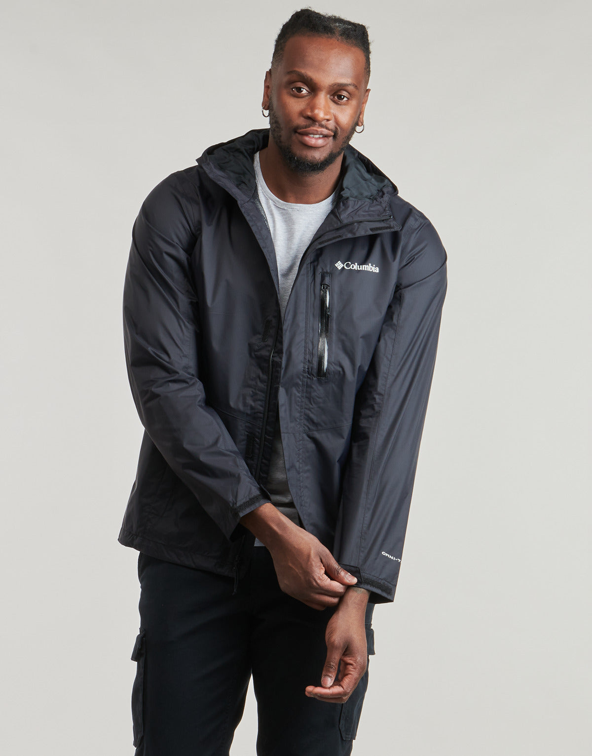 Giubbotto Uomo Columbia POURING ADVENTURE III JACKET Nero