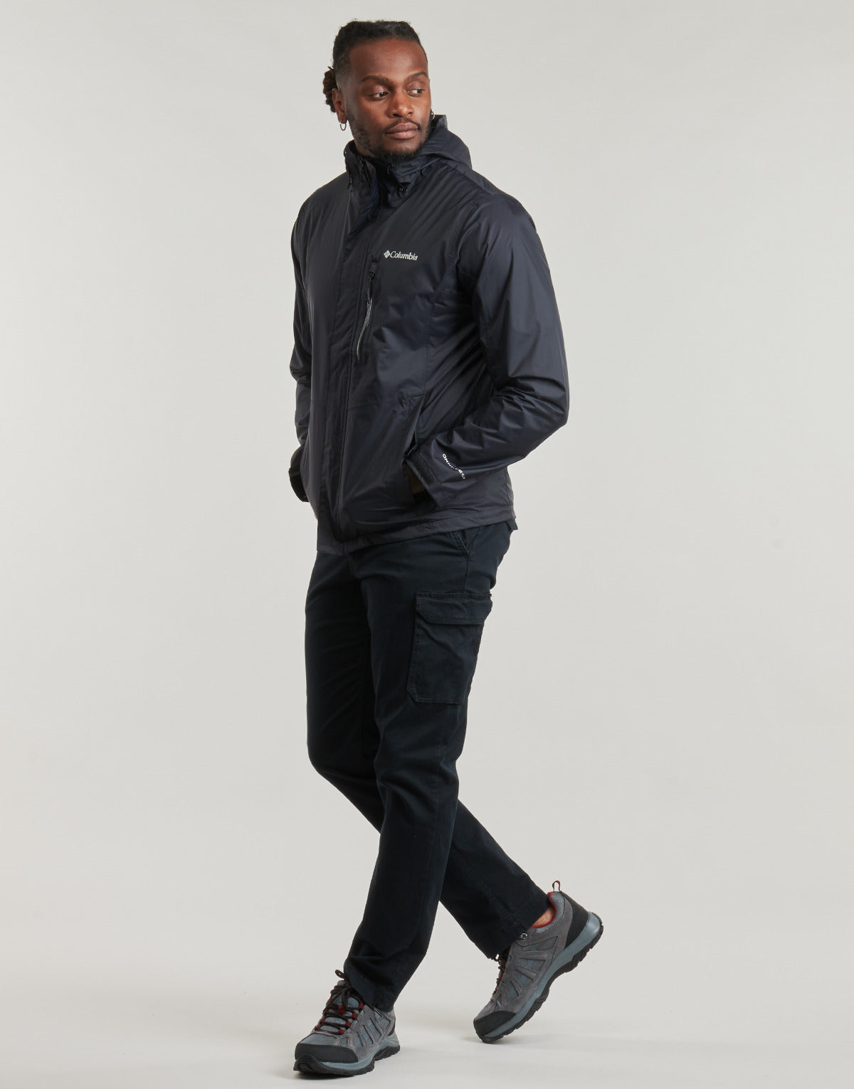 Giubbotto Uomo Columbia POURING ADVENTURE III JACKET Nero