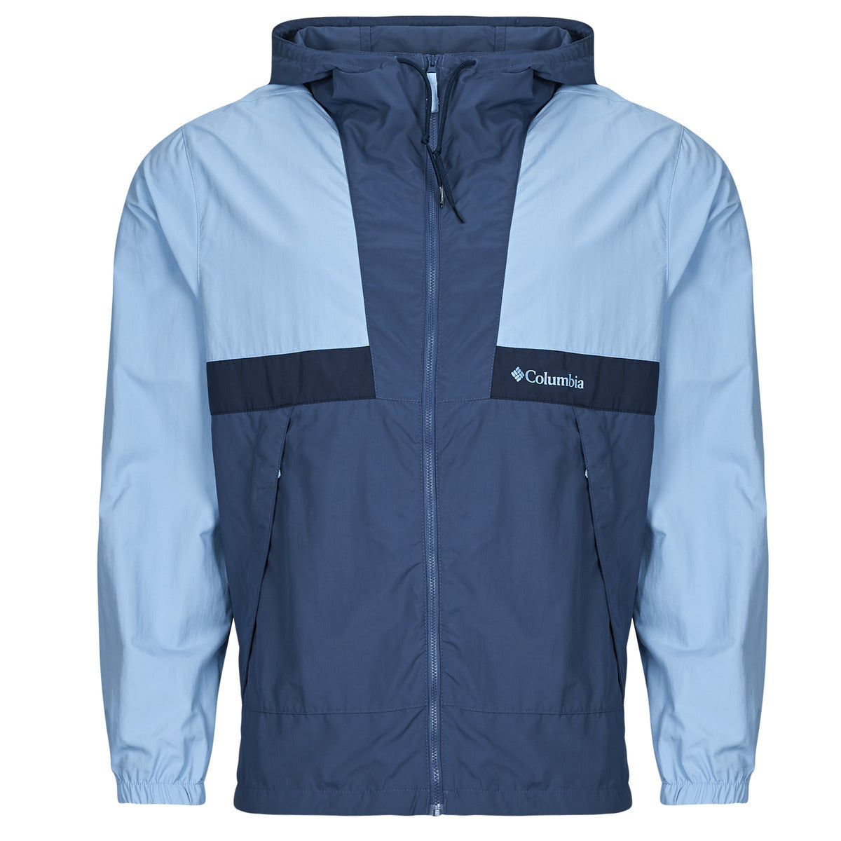 Giubbotto Uomo Columbia SPIRE VALLEY HOODED WINDBREAKER Blu