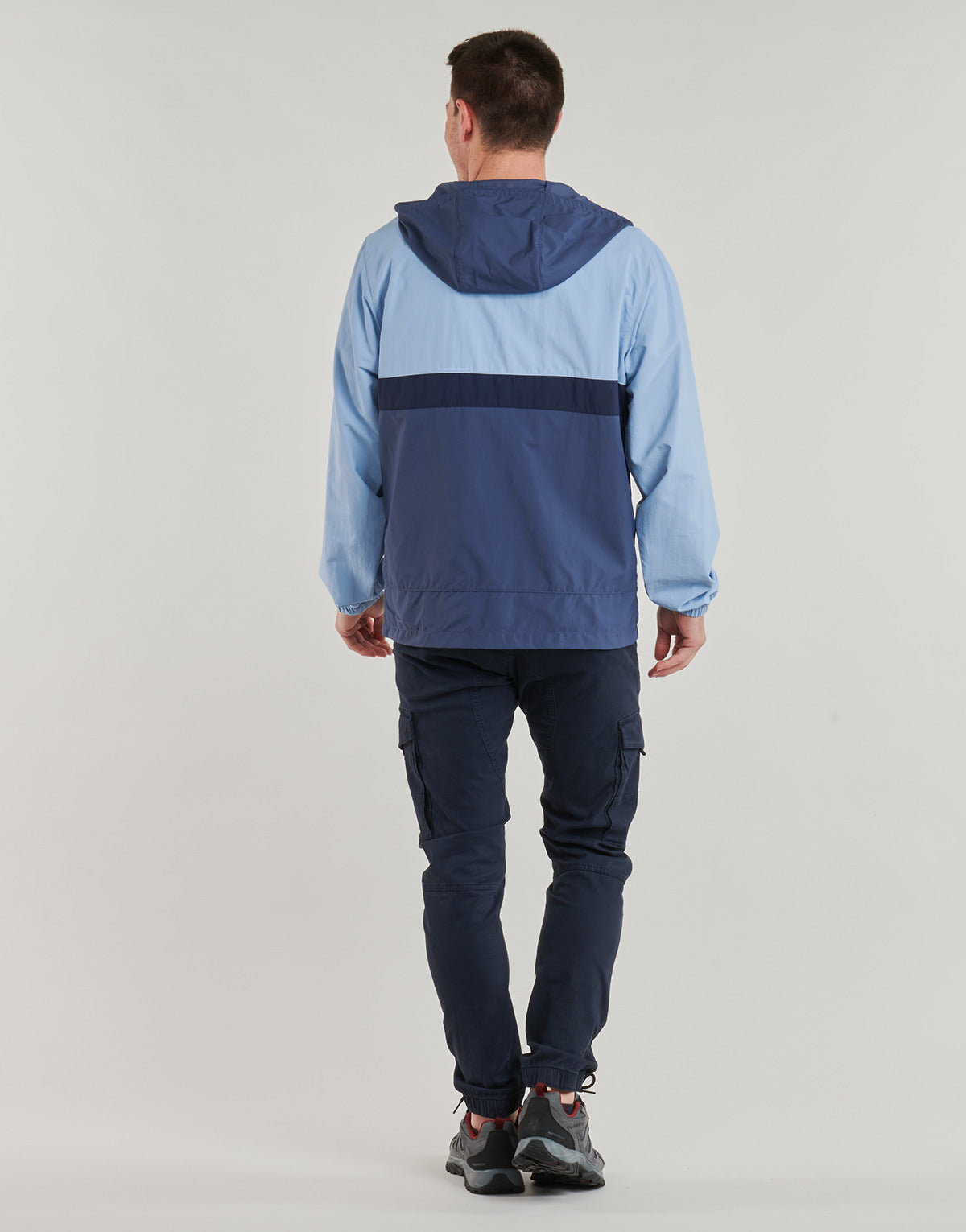 Giubbotto Uomo Columbia SPIRE VALLEY HOODED WINDBREAKER Blu