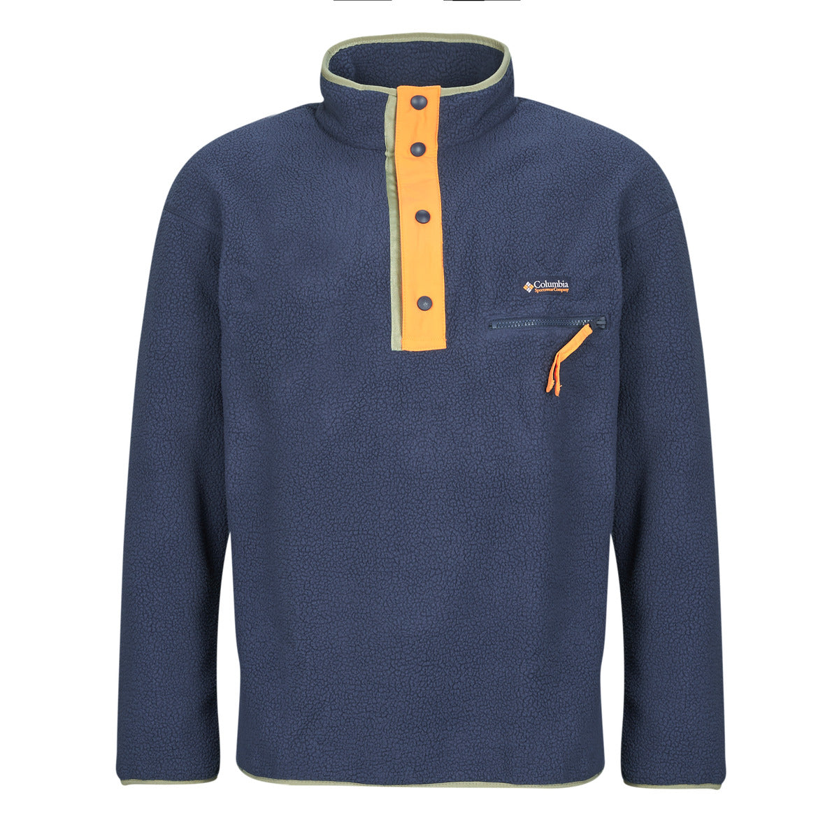 Felpa Uomo Columbia HELVETIA II HALF SNAP FLEECE Marine
