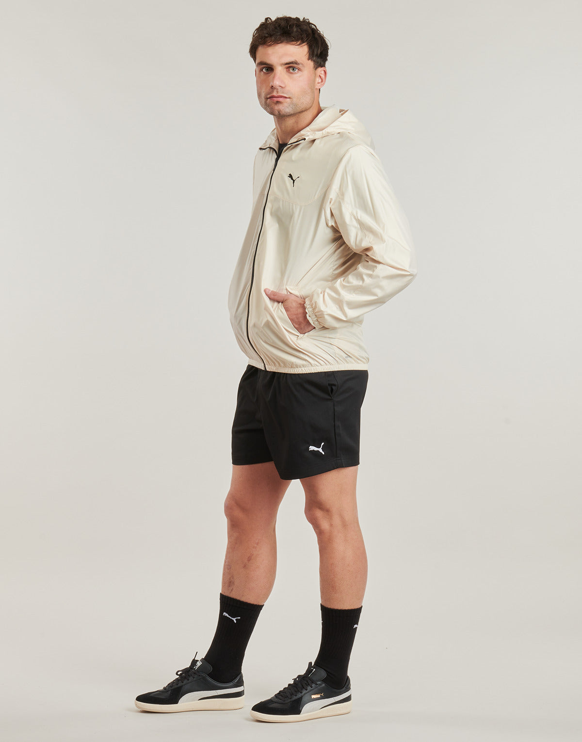 giacca a vento Uomo Puma ESS REGULAR WINDBREAKER Beige