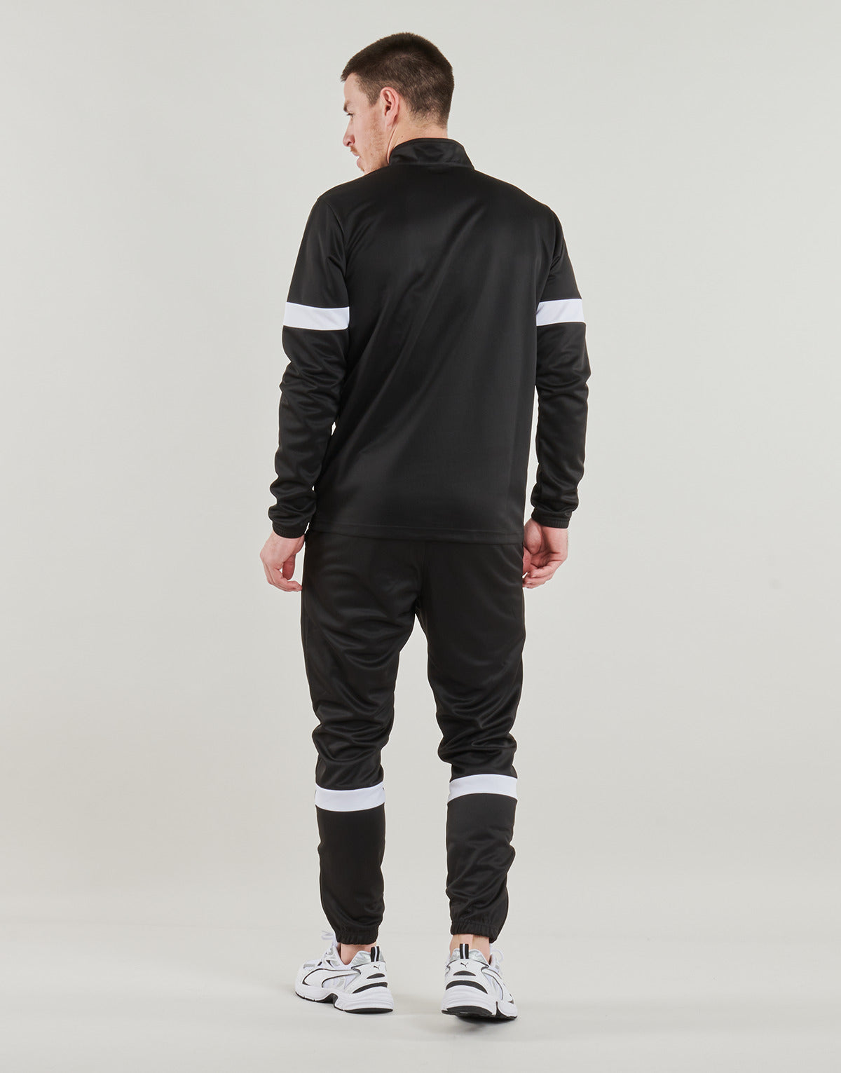 Felpa Uomo Puma INDIVIDUALRISE ZIP TOP Nero