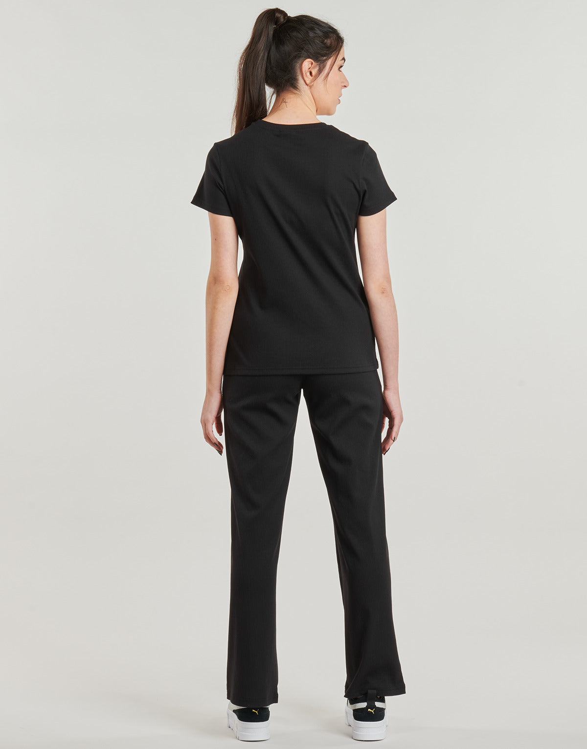 T-shirt Donna Puma ESS ELEVATED RIB TEE Nero