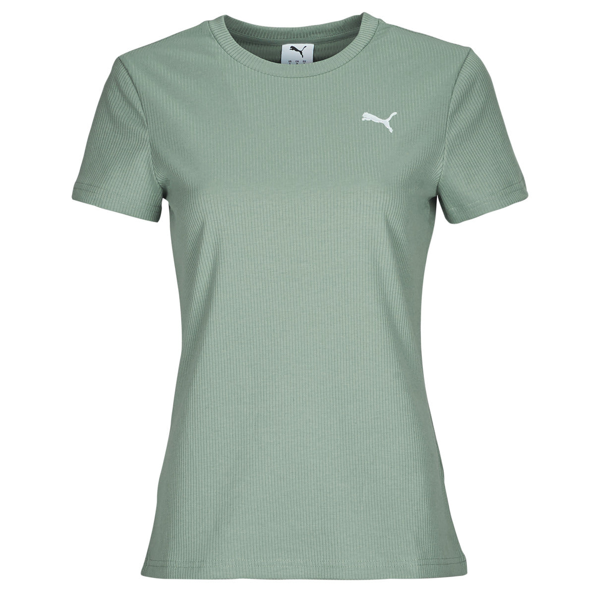 T-shirt Donna Puma ESS ELEVATED RIB TEE Verde