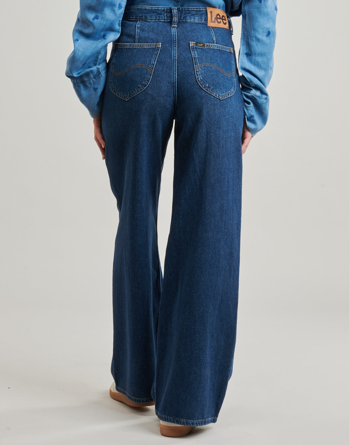 Jeans Flare Donna Lee STELLA A LINE Blu