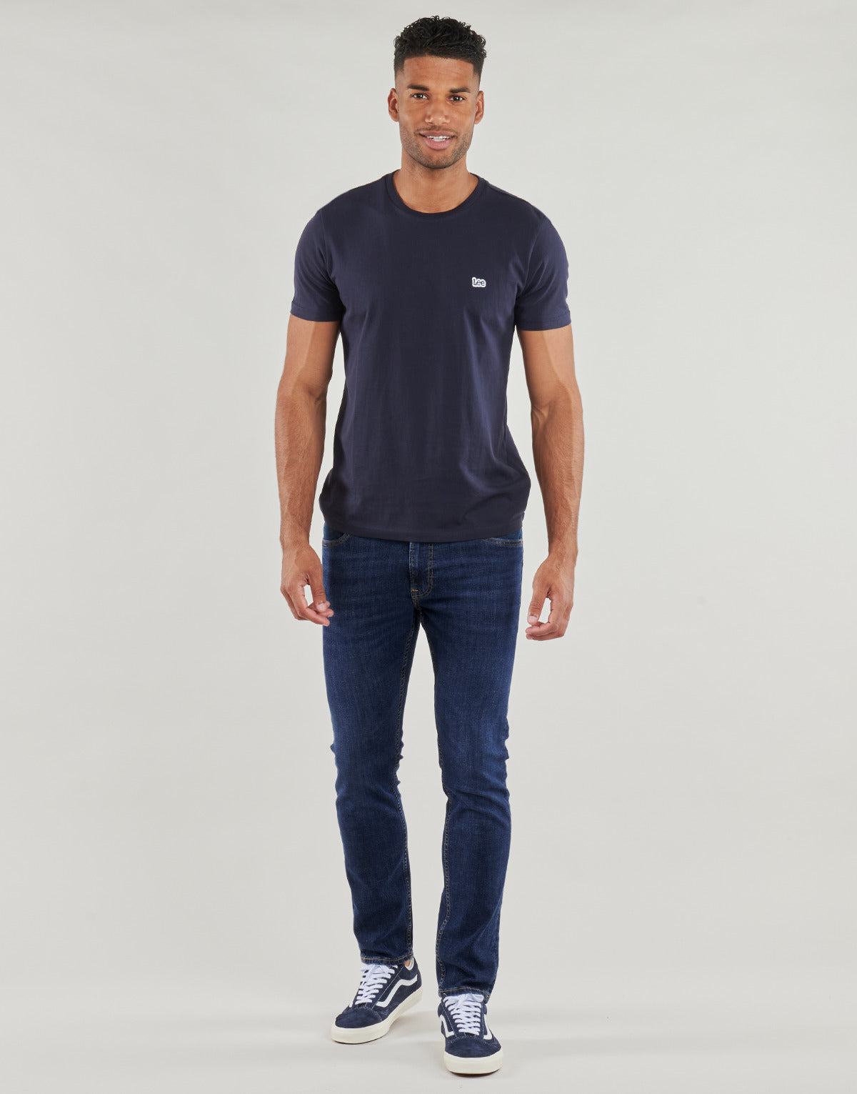 Jeans Slim Uomo Lee RIDER Blu