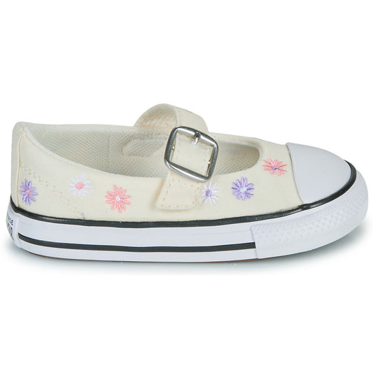 Ballerine bambina ragazza Converse CHUCK TAYLOR ALL STAR DAINTY MARY JANE FLORAL EASY ON Beige